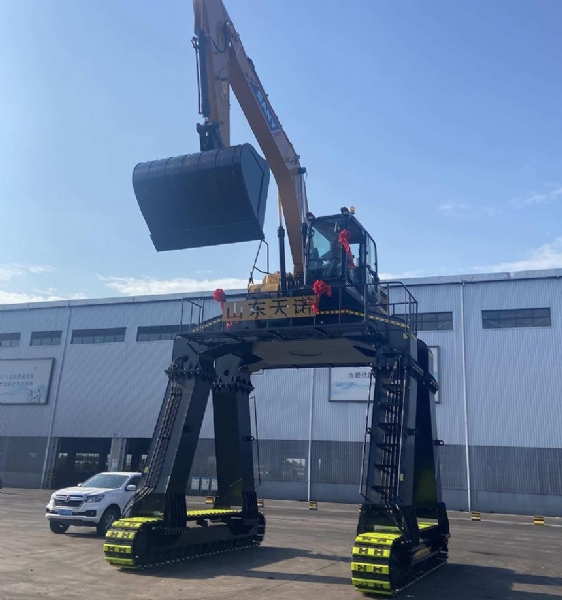 三一大長(cháng)腿安裝現場(chǎng)